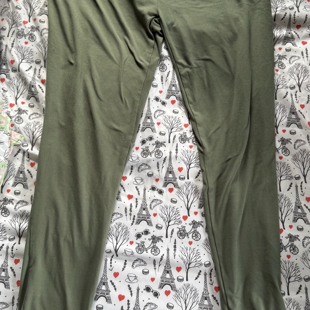 Kids Olive Green Sweatpants Joggers